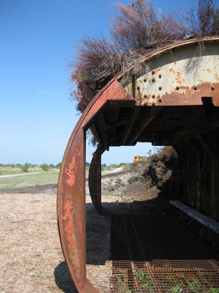 Burrow shelter, Lough Boora Sculpture Park