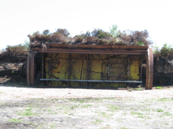 Burrow shelter, Lough Boora Sculpture Park