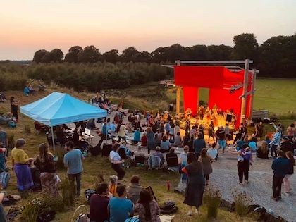 Cloughjordan Amphitheatre Stage Roof Canopy