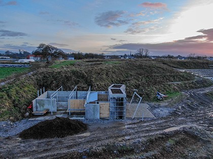 Cloughjordan Amphitheatre Stage Roof Canopy