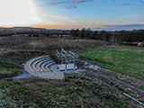 Cloughjordan Amphitheatre Stage Roof Canopy