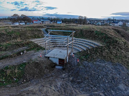 Cloughjordan Amphitheatre Stage Roof Canopy