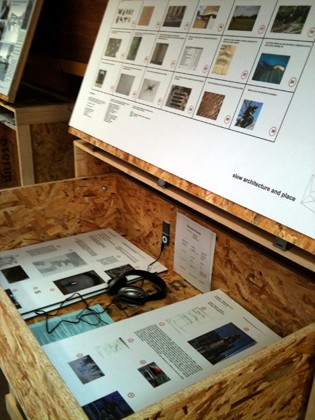 Slowweave in Slow Architecture and Place Exhibition